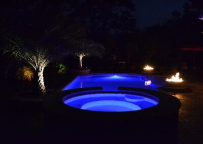 blue Pool lighting