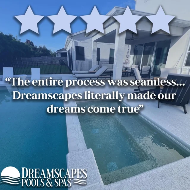 Dreamscapes Pools and Spas backyard pool build